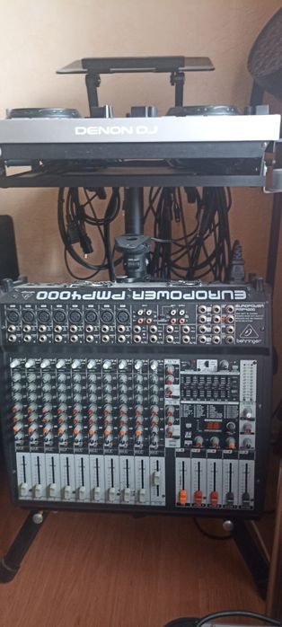 Kontroler DJ-ski z powermikserem