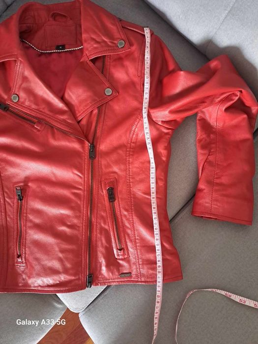 Ramoneska Lee Cooper, skóra naturalna, mięciutka.