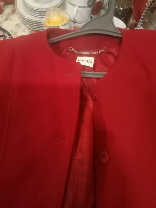 Піджак червоний жіничий