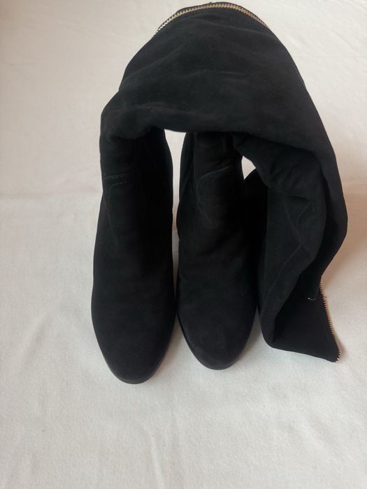 Замшеві ботфорди р.37