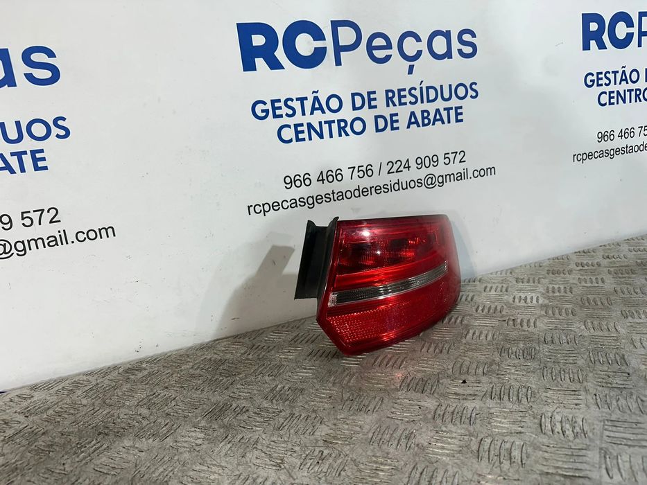 Conjunto Farolins Tras Traseiro Direito Esquerdo Original Audi A3 8P