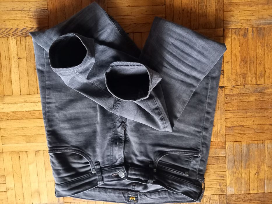 LEE Luke Spodnie Męskie Jeans W30 L30 Szare Łódź