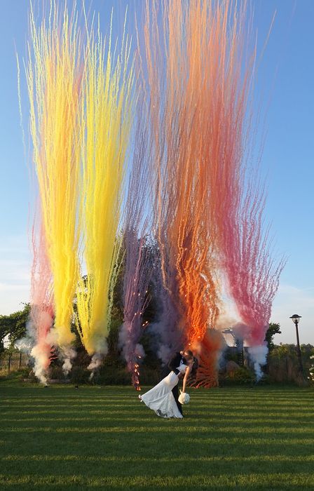 Wodospad iskier, wiatraki iskier, fontanny iskier wesele urodziny