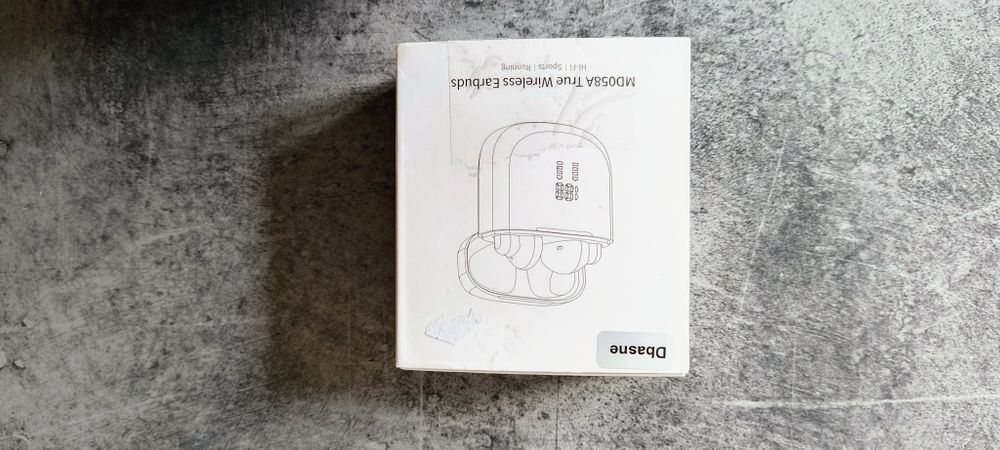 Bezprzewodowe słuchawki marki Dbasne MD058A