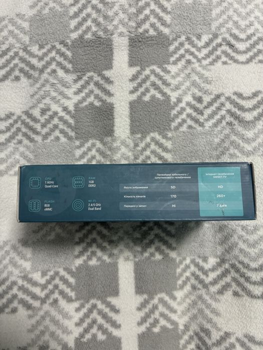 SWEET.TV Box UltraHD – Android TV приставка, повний комплект