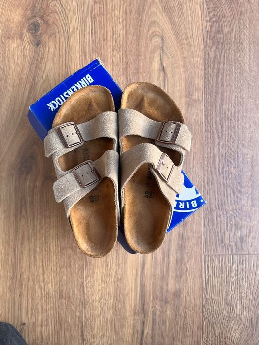 Birkenstock Arizona couro de camurça