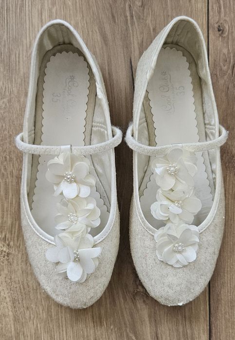 Cool Club Buty Baletki Komunia Ślub Wizytowe cekiny 35 rozmiar Smyk