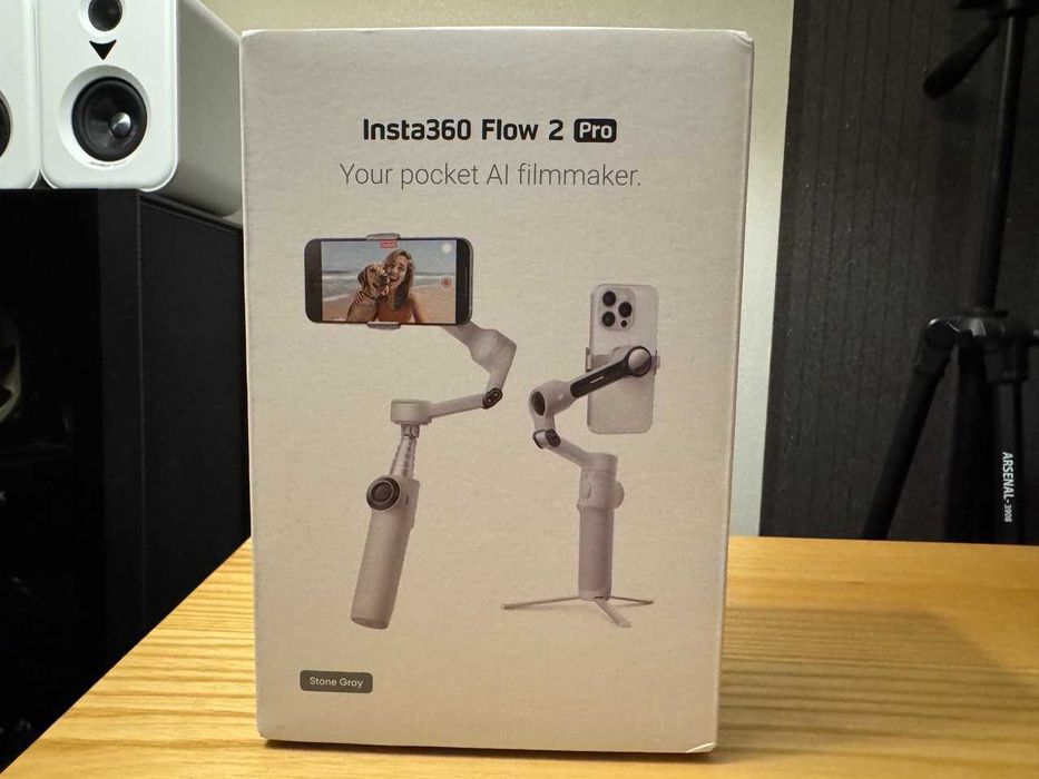 НОВЫЙ Insta360 Flow 2 Pro - Монопод Стабилизатор в Идеальном Состоянии