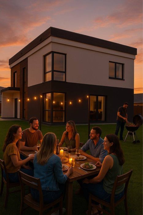 Дуплекс 107м2 - біля озера. Білогородка. Будинок котеджне містечко