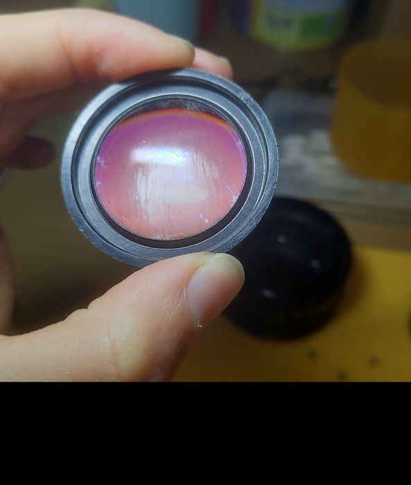 Limpeza de fungos em lentes analógicas