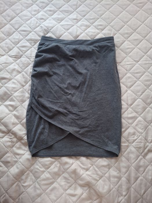 Spódnica mini szara S