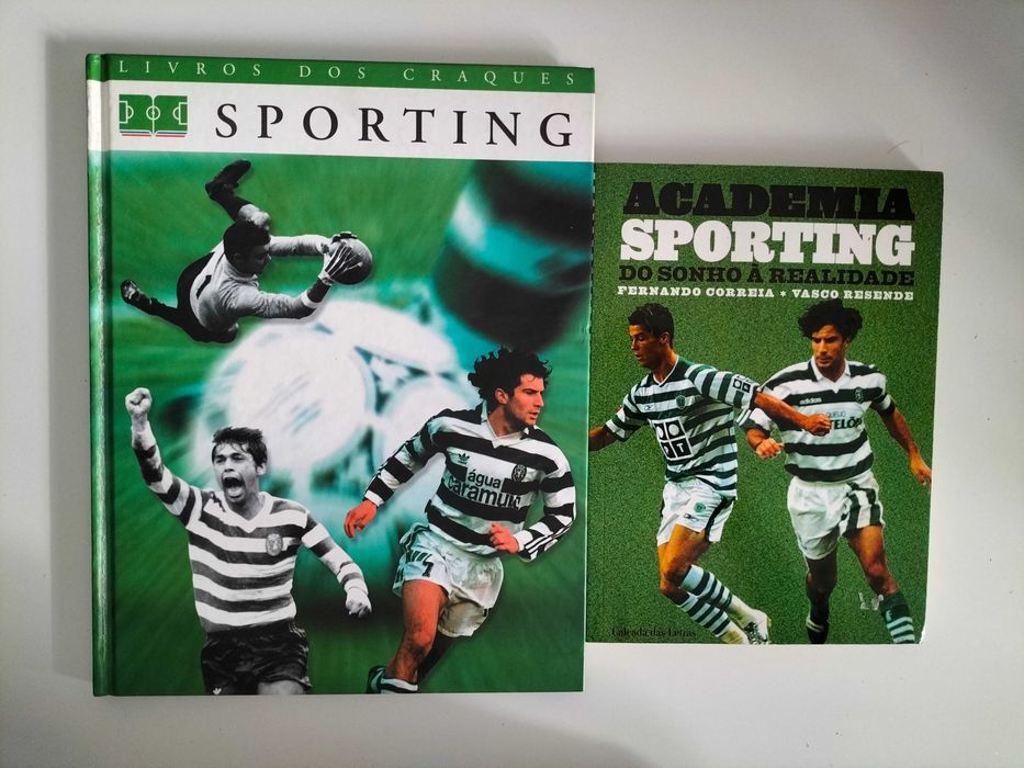Livros 'Academia do Sporting' e 'Craques do Sporting'