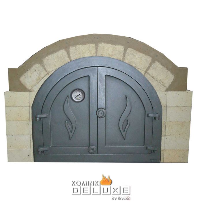 Piec do chleba i pizzy opalany drewnem 60x90