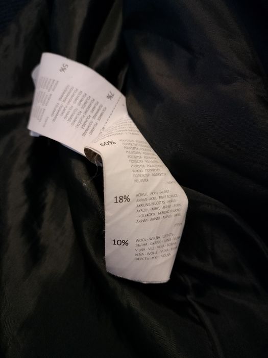 Granatowy płaszcz Reserved xs