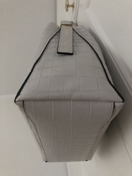 Torebka Furla skóra naturalna biała