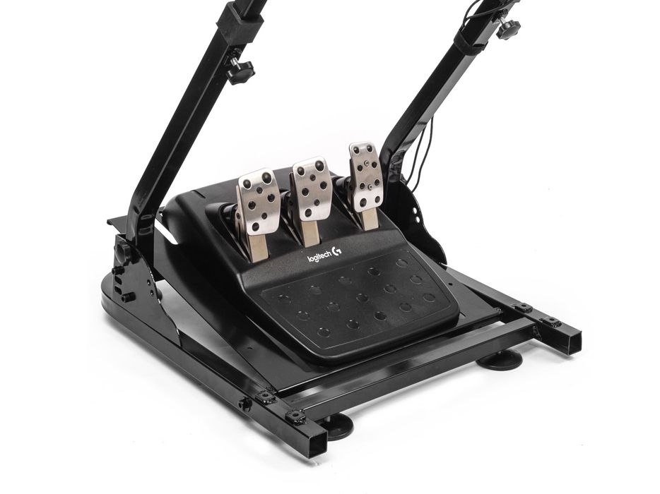 Solidny STOJAK z SZEROKĄ PÓŁKĄ kokpit Stelaż na Kierownicę Logitech