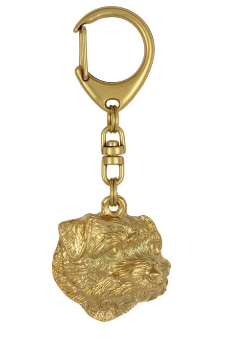 Norfolk Terrier brelok pozłacany Art-Dog