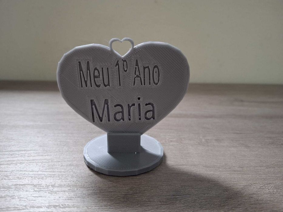 Porta Fotos de Coração Personalizável