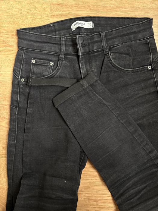 Calças skinny push-up pretas Pull&Bear