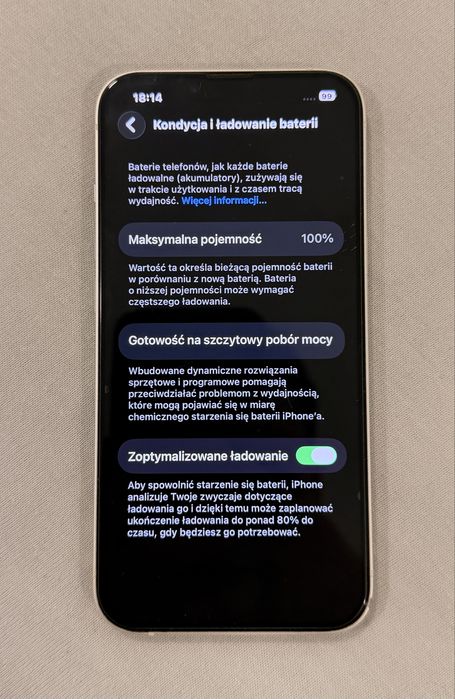 Biały IPhone 13 128GB - Nowe szkło, NOWA BATERIA!