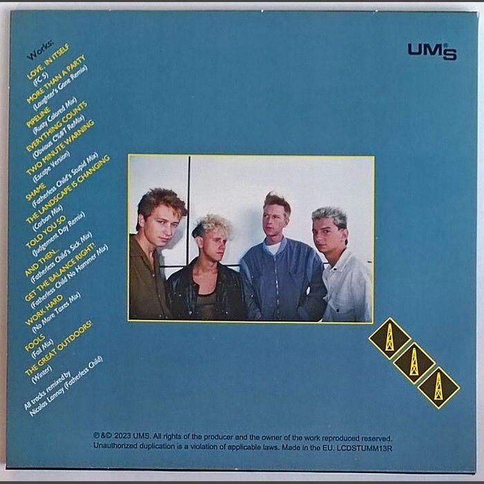 DEPECHE MODE - Construction Time Again 40th Anniversary Remixes CD [EU