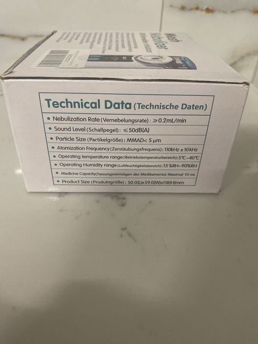 Ультразвуковий інгалятор/ небулайзер Mesh Nebulizer YM-3R6