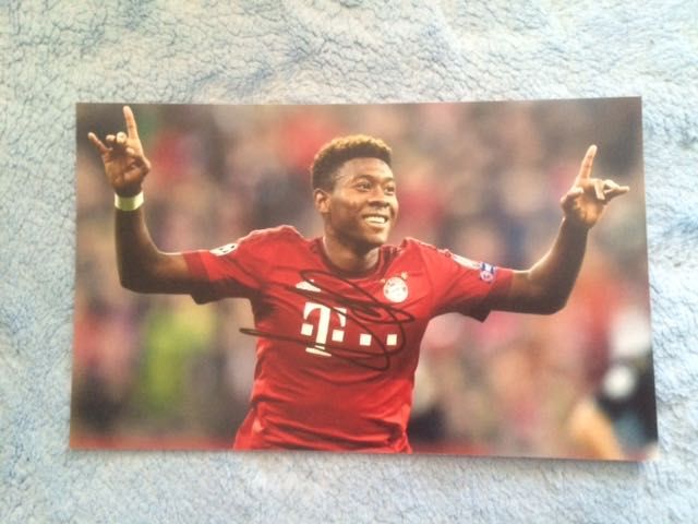 David Olatukunbo Alaba oryginalny autograf