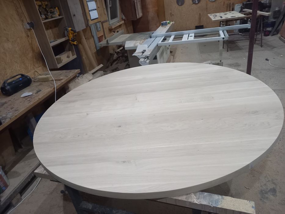 Blat dębowy okrągły