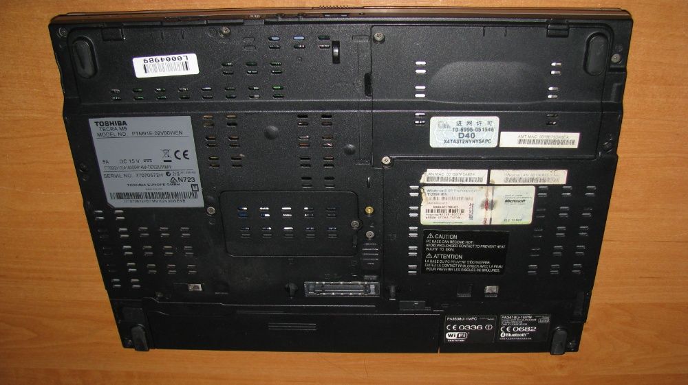Laptop TOSHIBA TECRA M9 RS232 COM 14,1'' wxga mat zestaw diagnostyka