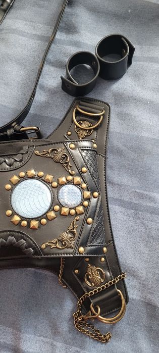Bolsa de perna de cor preta