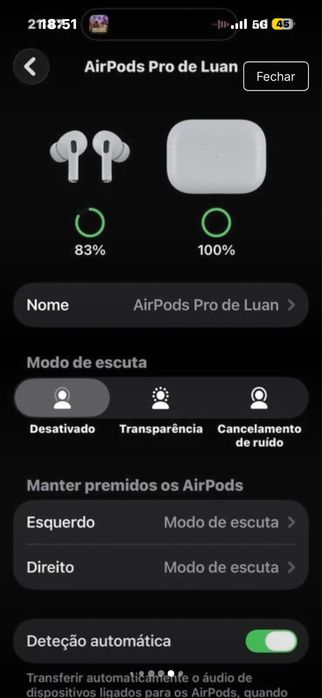 Air pods pro 2 em exelente estado