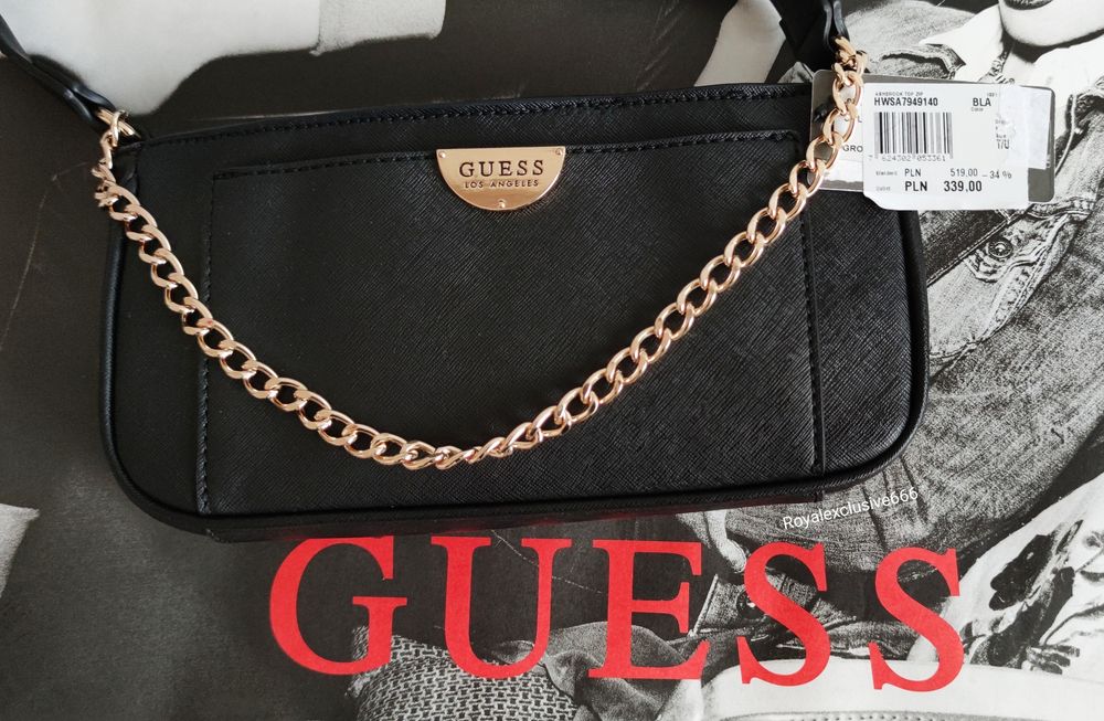 GUESS * ORYGINALNA* torebka czarna * nowa !