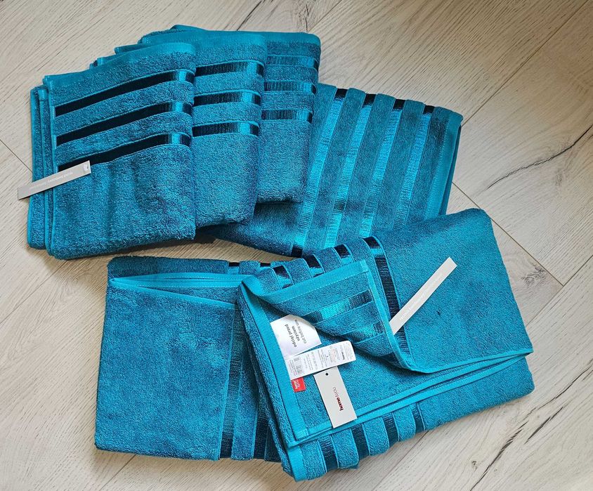 6 ręczników Home and You turkusowe 3+3 70x130 i 50x90