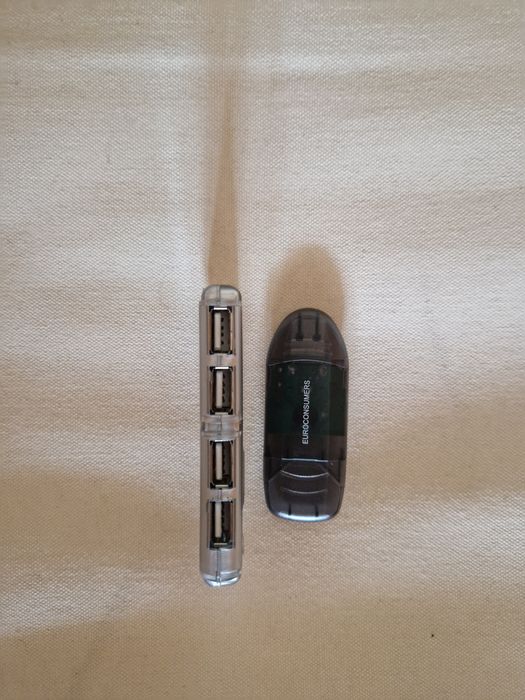Leitor de cartões de memória SD e Adaptador USB