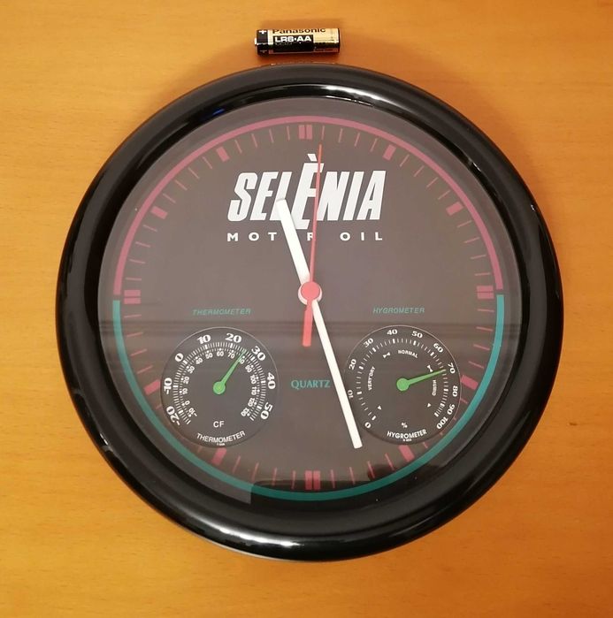 Relógio de parede Selénia Motor Oil
