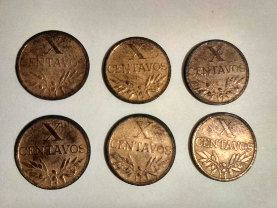 Moedas X Centavos - 1956/1957/1958/1959/1960/1961