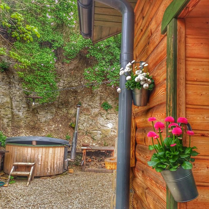 Całoroczny domek na wyłączność. Balia , sauna, beczka do schładzania