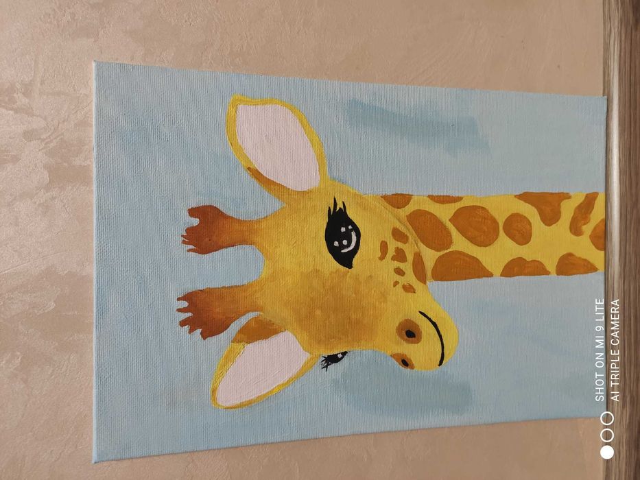 Картина акрилом на холсте