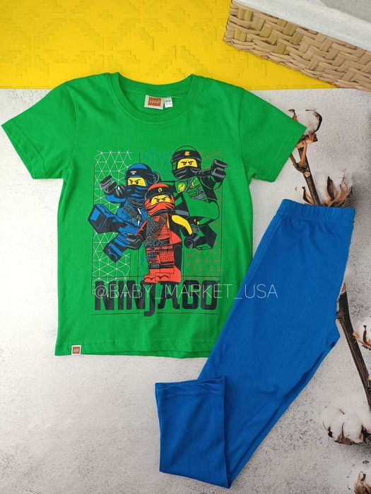 Піжами на хлопчика, ниньзяго ninjago, лего, lego,98,104,110,116,122