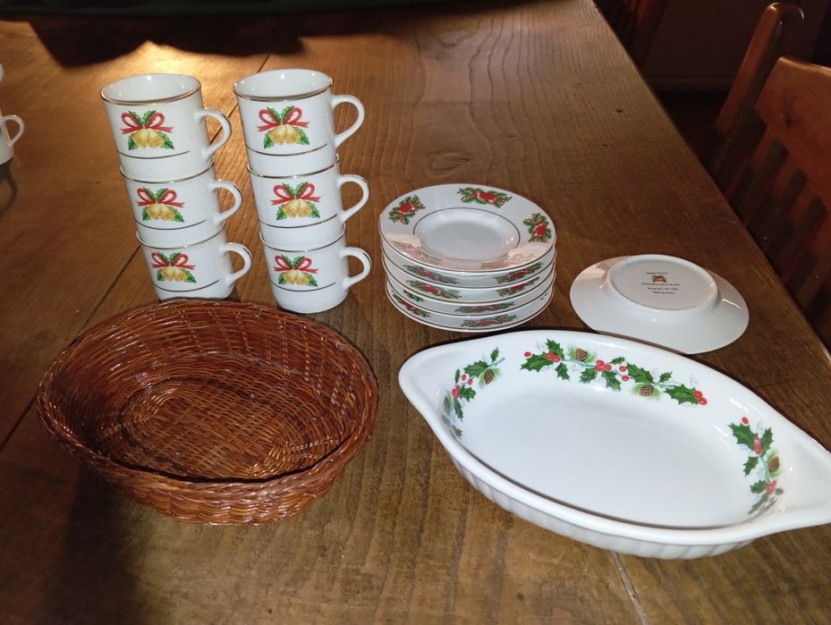 Serviço Café Natal Vintage