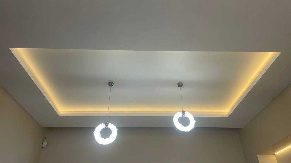 Матові натяжні стелі | тканинні натяжні стелі | сатинова натяжна стеля