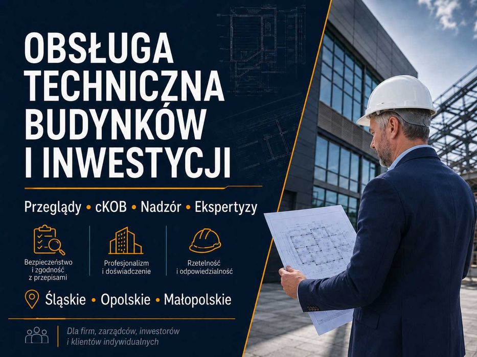 Przeglądy budynków, cKOB, nadzór, ekspertyzy i legalizacje