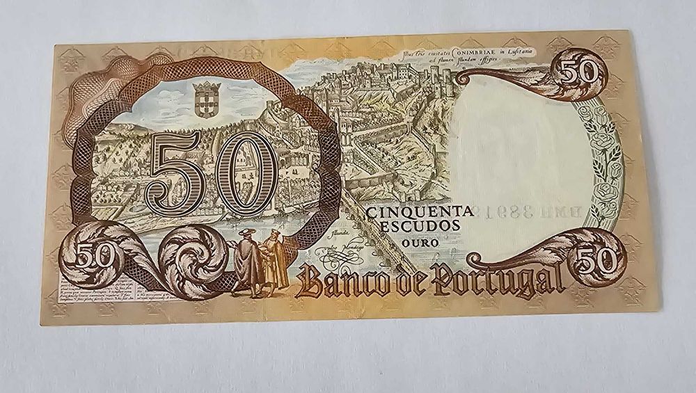 Nota de 50 escudos antiga