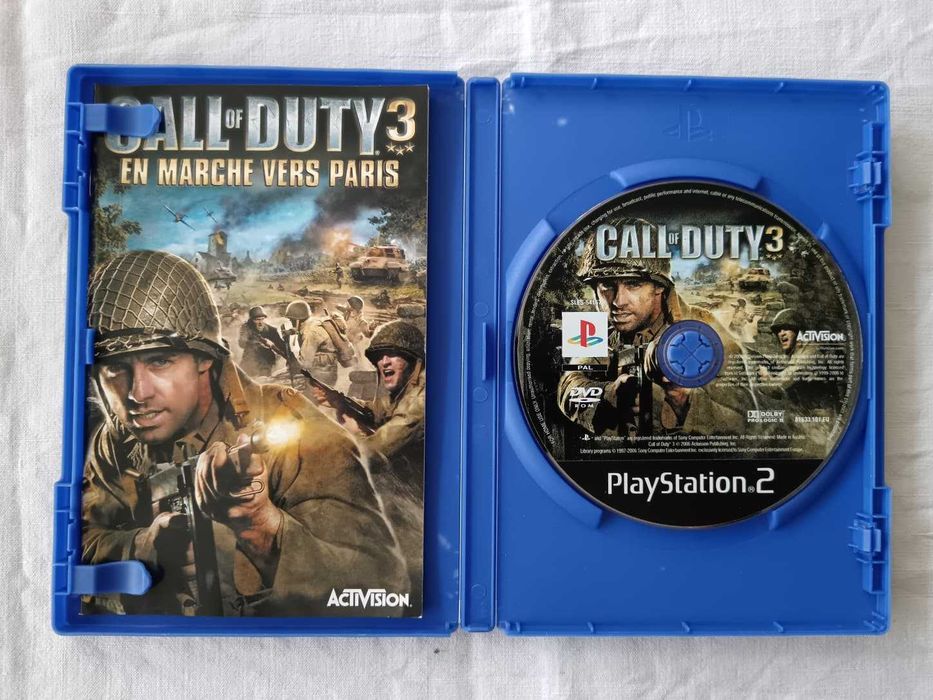 Call of Duty 3: En Marche Vers Paris (Sony PlayStation 2, Complete)