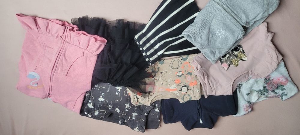 Paka dziewczynka paczka ciuszki roz.98/104