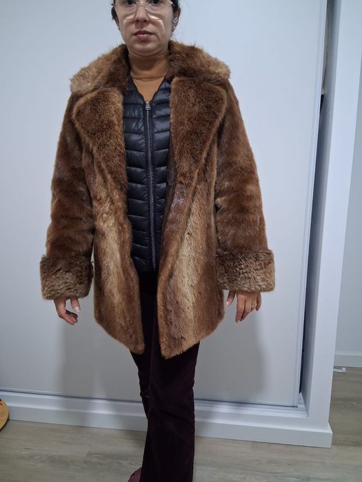 Casaco vison pele animal verdadeiro