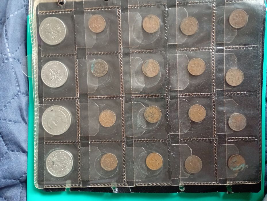 Stare polskie i niemieckie monety lata 60-90