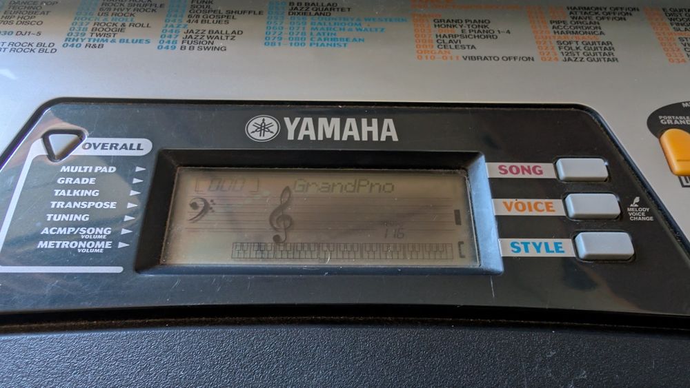 Teclado Yamaha PSR 175