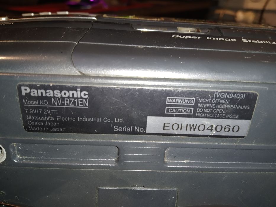 Відеокамера Panasonic NV - RZ1EN Робоча