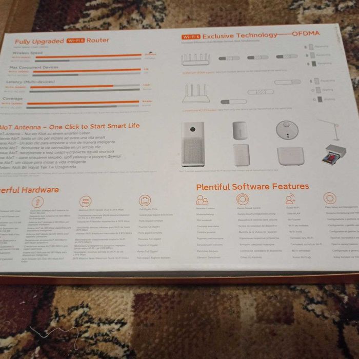 Роутер Xiaomi AX3600 (Wi-Fi 6, підтримка mesh)